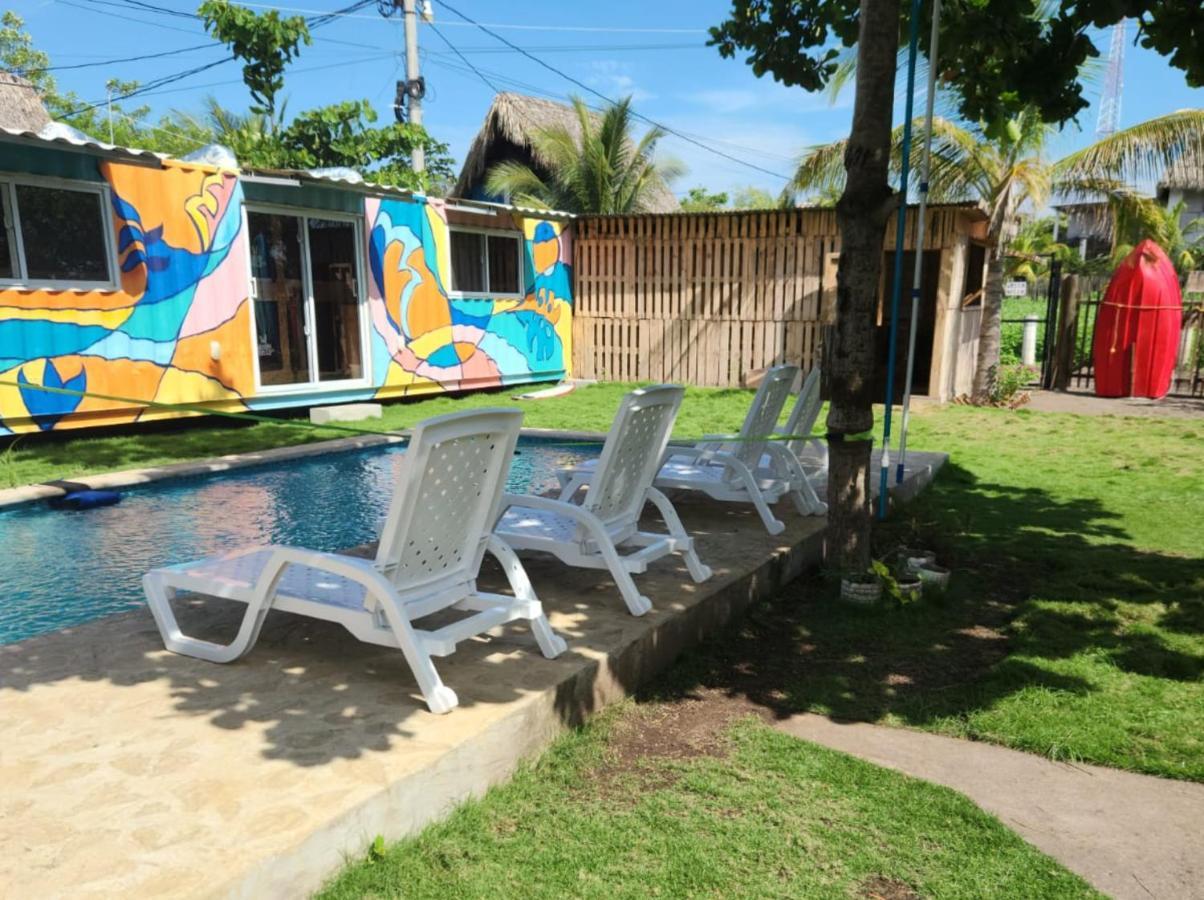 Green Belly Surf Hostel El Paredón Buena Vista Exterior foto